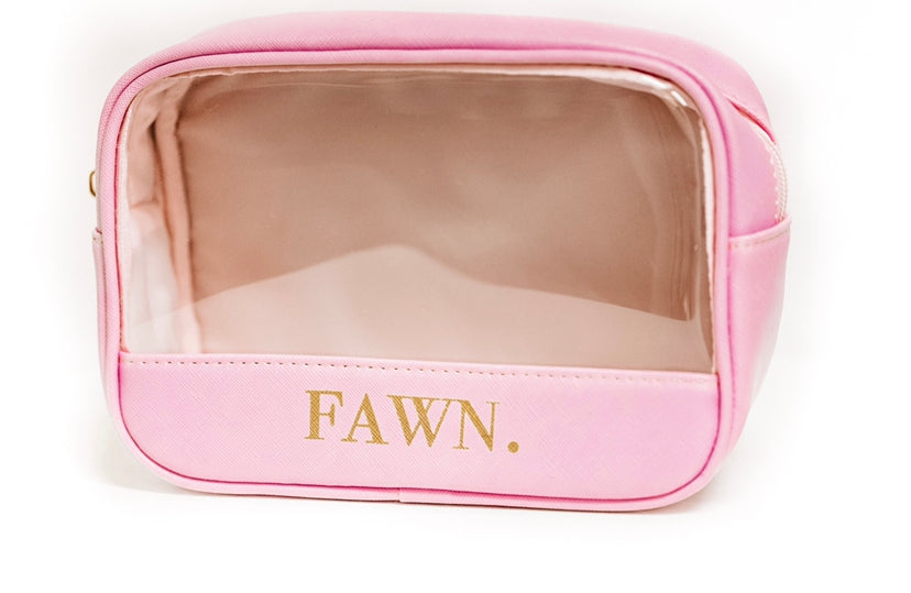 Personalised The Ultimate Cosmetic Everything Bag - Soft Fawn