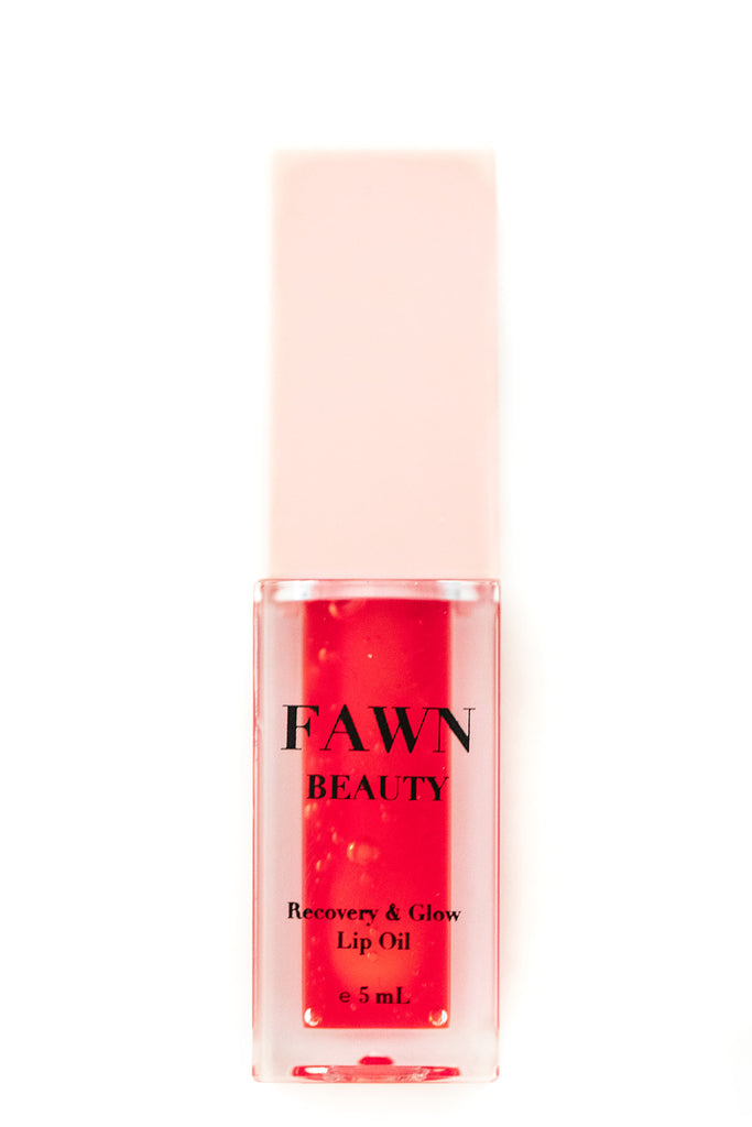 'Strawberry Plumping' Recovery + Glow Lip Oil
